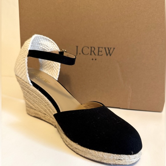 JCrew Ankle-Strap Espadrille Wedges - Picture 4 of 8